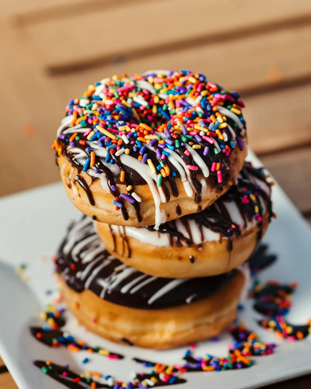 Renkli donutlar